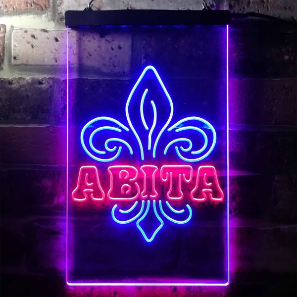 Abita Beer Spade Dual LED Neon Light Sign